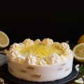 Tarta de limón y galletas sin horno
