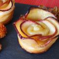 ROSAS DE HOJALDRE Y MANZANA