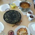Dakgalbi con queso, 치즈 닭갈비.
