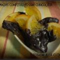 NARANJAS CONFITADAS CON CHOCOLATE