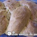 Trenza de pan de Viena con muesli
