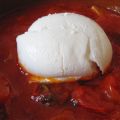 Mozzarella al horno con salsa de tomates cherry