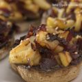 Champiñones rellenos de cecina