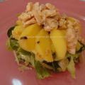 Ensalada de mango y salmón