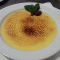 Crema catalana y espejo de caramelo