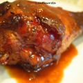 MUSLO DE POLLO ASADO CON ZUMO DE UVA
