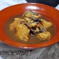 Guiso de Setas con huevedillos de calabaza