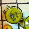 Batido mango-brócoli