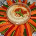Humus con crudités - Puré de garbanzos con[...]