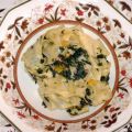 PAPPARDELLE AGLI SPINACI, PANCETTA E MAIS