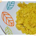 Arroz con curry y pollo