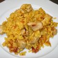 PAELLA DE POLLO Y CERDO