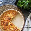 Quiché de puerros y bacon