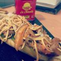 Tosta de gulas, setas de cardo con base de[...]
