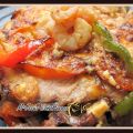 ATÚN CON GAMBAS Y QUESO