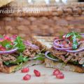 Sandwich de Pulled Beef con Ensalada de Granada