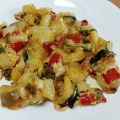 Fritada aragonesa completa.
