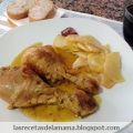 Receta de Pollo con salsa de almendras