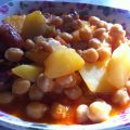 Garbanzos con patatas y chorizos