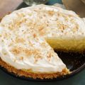Pay de coco y queso crema