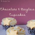Cupcakes de chocolate y bayleis