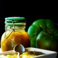 Confitura de tomates verdes al jengibre