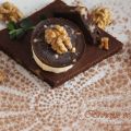 Brownie con nueces sin huevo