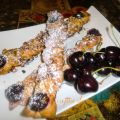 Trenzas de hojaldre tiempo de cerezas
