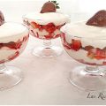 Fresas con crema y chocolate