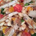 Ensalada de atún blanco