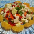 SALPICON DE SURIMI CON FRUTAS.