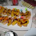 Tostas de foie y mango