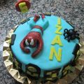TARTA FONDANT DE SPIDERMAN