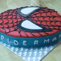 Tarta fondant spiderman.