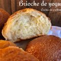 Brioche de yogurt. Bollos de yogurt.