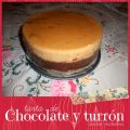 Tarta de chocolate y turrón