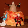 Tarta de los Increíbles para Álex