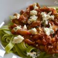 Tagliatelle con calabacín, cebolla caramelizada[...]