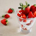 Fresas con crema