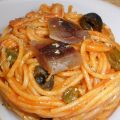 Espaguetti Putanesca por Cortesía de Kiele