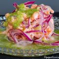 Tartar de salmón con aguachile verde