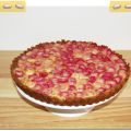 Tarta de ruibarbo