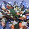 Mejillones con Piña