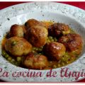 ALBÓNDIGAS DE MERLUZA Y GAMBAS