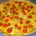 TARTA DE TOMATITOS Y MOZZARELLA