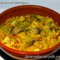 Arroz meloso con pollo y verduras