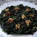 Receta de Espinacas con pasas y nueces