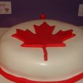 Tarta Bandera de Canada