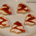 Árboles de queso con dulce de pimiento