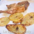 Pollos Picantones con Patatas al Horno